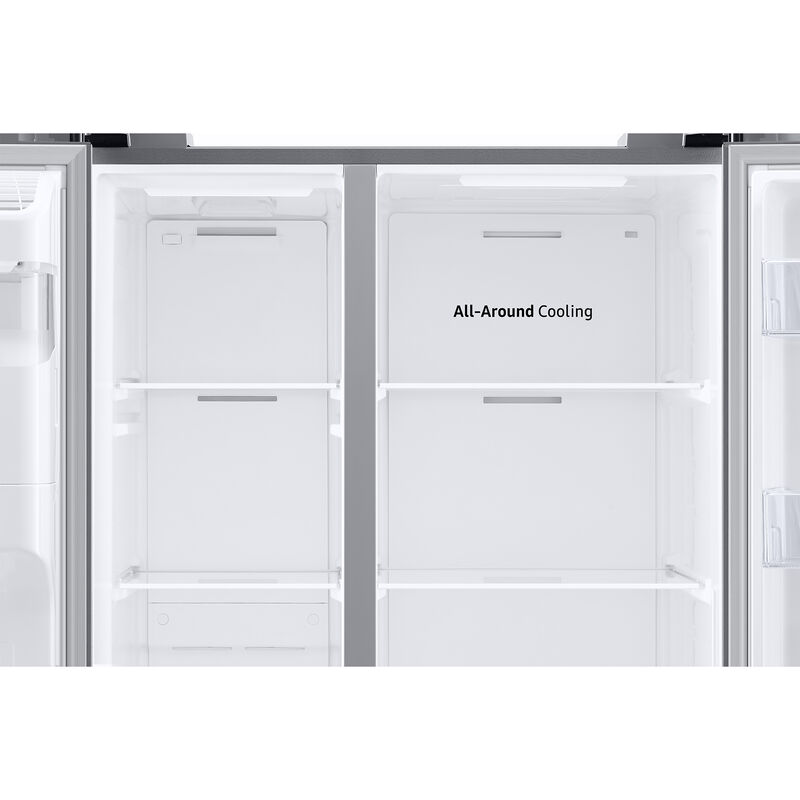 Samsung 36-inch, 27.4 cu.ft. Freestanding Side-by-Side Refrigerator wi