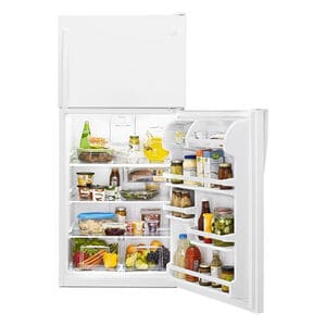 Whirlpool 30 in. 18.2 cu. ft. Top Freezer Refrigerator - White, White, hires