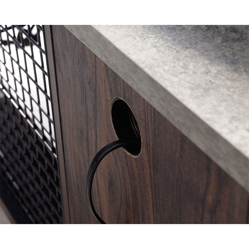 Sauder 56" Market Commons TV Credenza - Rich Walnut, , hires