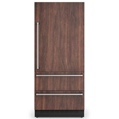 Viking 36 in. 19.4 cu. ft. Built-In Counter Depth Bottom Freezer Refrigerator with Internal Water Dispenser - Custom Panel Ready | FDBMIC7360R