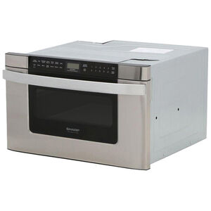 Sharp 24 in. 1.2 cu. ft. Microwave Drawer with 11 Power Levels & Sensor Cooking Controls - Stainless Steel, , hires