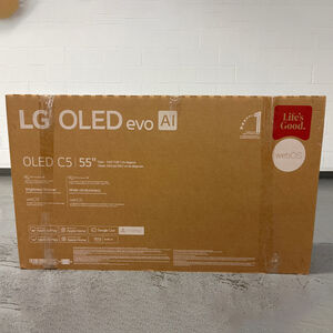 LG - 55" Class C5 Series OLED evo 4K UHD Smart webOS TV (Open Box Excellent Condition), , hires