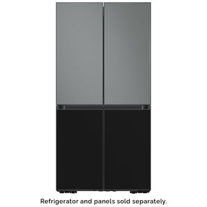 Samsung Bespoke 4-Door Flex Bottom Panel for Refrigerators - Charcoal Glass, , hires