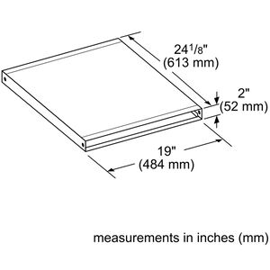 Thermador 2-ft Rectangular Duct for Downdraft, , hires