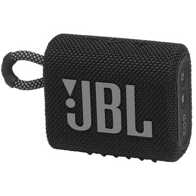 JBL GO 3 Portable Waterproof Speaker - Black | JBLGO3BLK