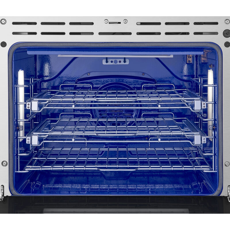 SKS 48 in. 7.9 cu. ft. Smart Standard Convection Steam Double Oven Dual Fuel Range with 6 Sealed Burners & Griddle - Stainless Steel, , hires