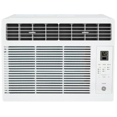 GE 6,000 BTU Window Air Conditioner with 3 Fan Speeds & Remote Control - White | AHW06LZ