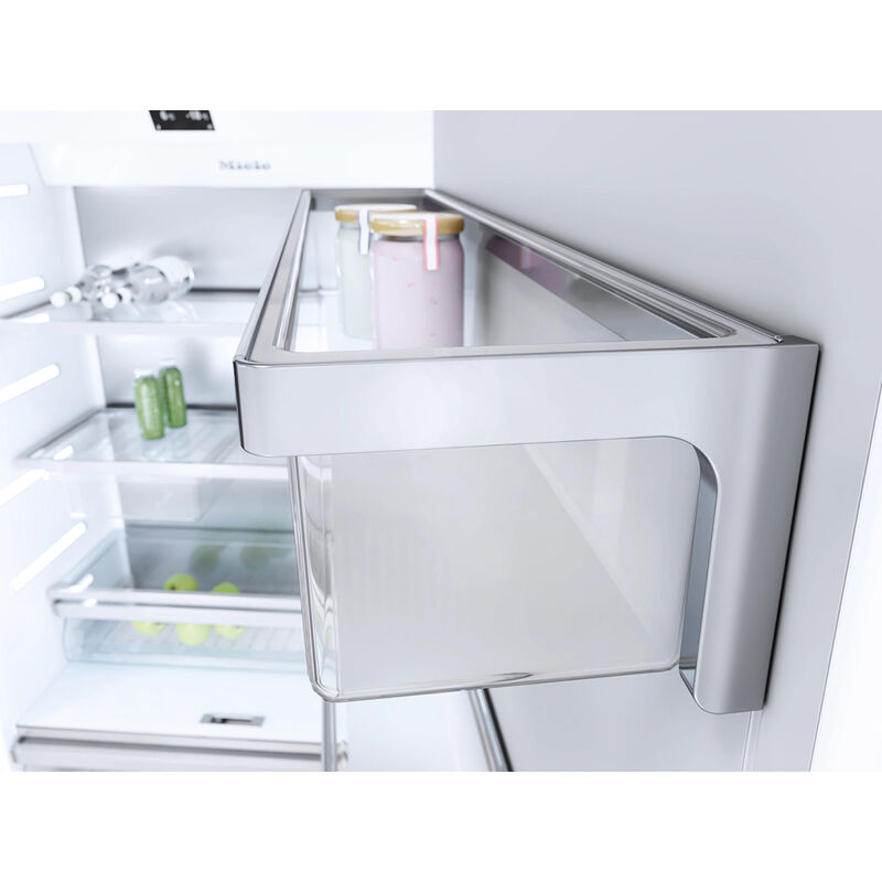 Miele 30 in. 16 cu. ft. Built-In Smart Counter Depth Bottom Freezer Refrigerator with Ice Maker - Custom Panel Ready, , hires