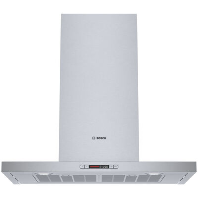 Bosch 500 Series 30 in. Chimney Style Range Hood with 4 Speed Settings, 600 CFM, Convertible Venting & 2 Halogen Lights - Stainless Steel | HCB50651UC