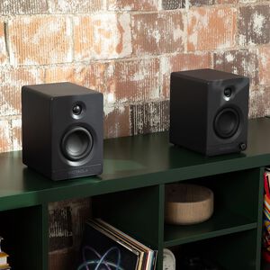 Victrola Tempo Bluetooth Bookshelf Speakers - Black, , hires