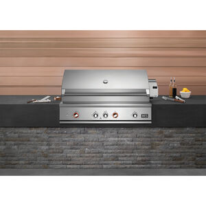 DCS Series 9 48 in. 3-Burner Built-In Liquid Propane Gas Grill with Rotisserie, Sear Burner & Smoke Box - Stainless Steel, , hires