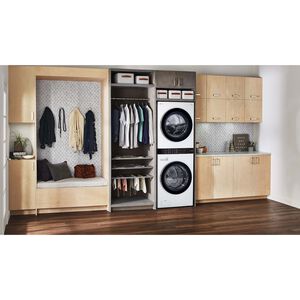 LG 27 in. WashTower with 4.5 cu. ft. Washer with 6 Wash Programs & 7.4 cu. ft. Gas Dryer with 6 Dryer Programs, Sensor Dry & Wrinkle Care - White, White, hires