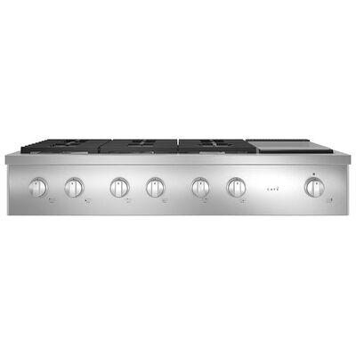 Cafe Professional Series 48 in. Gas Rangetop with 6 Burners & Griddle - Stainless Steel | CGU486P2TS1