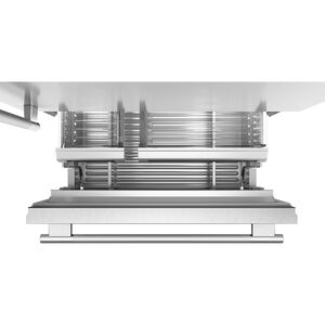 KitchenAid 36 in. 20.9 cu. ft. Built-In Counter Depth Bottom Freezer Refrigerator with Ice Maker - Stainless Steel with PrintShield Finish, , hires