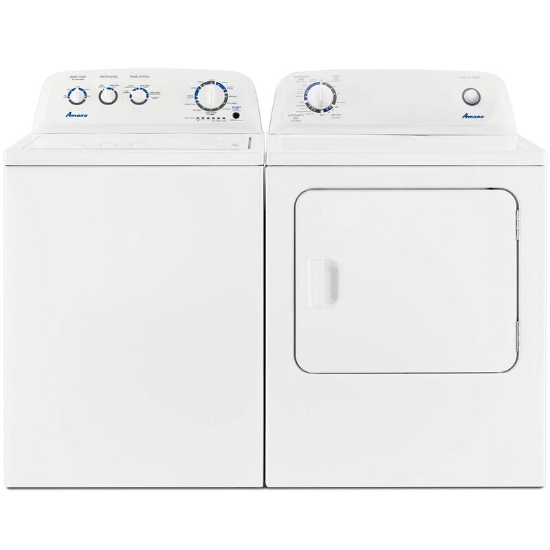 Amana 28 in. 3.8 cu. ft. Top Load Washer with High-Efficiency Agitator - White, , hires