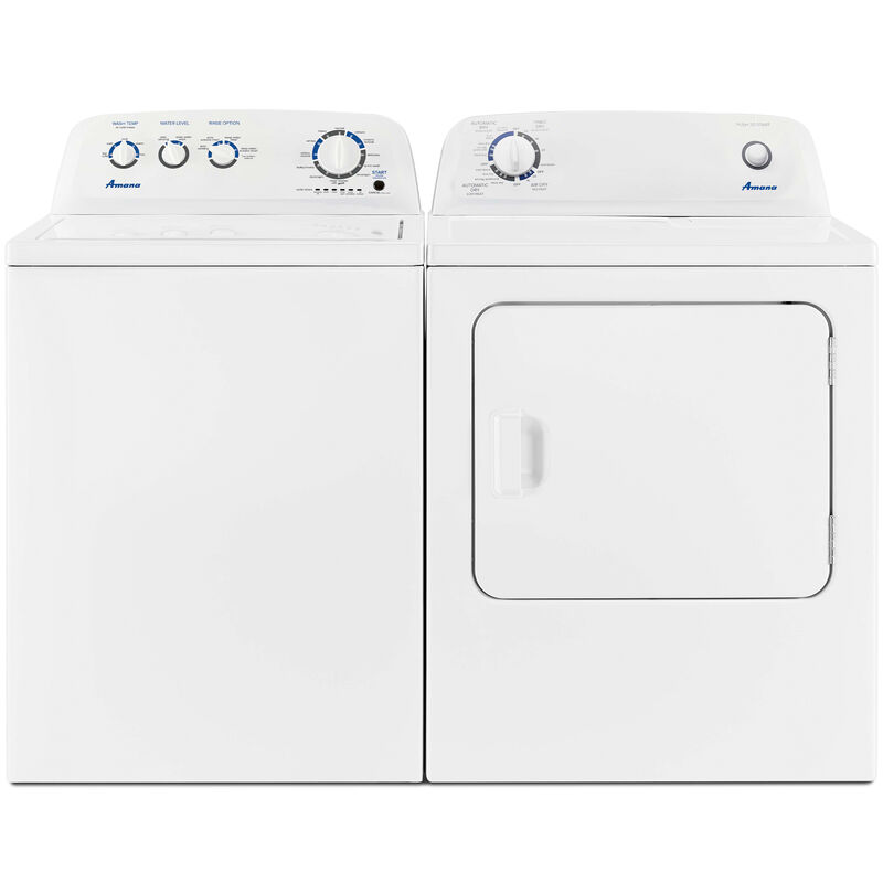 Amana 28 in. 3.8 cu. ft. Top Load Washer with High-Efficiency Agitator - White, , hires
