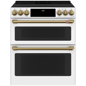 Cafe Range Handle Kit - Brushed Brass, , hires