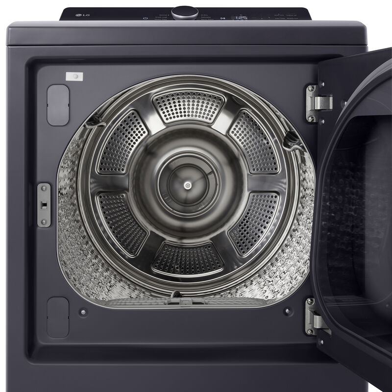 LG 27 in. 7.3 cu. ft. Smart Ventless Electric Dryer with Heat Pump & Sensor Dry - Matte Black, Matte Black, hires