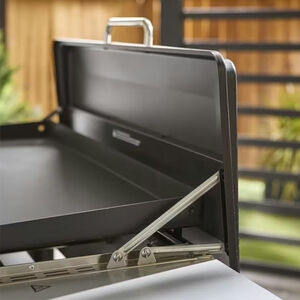 Weber 36 in. Rust-Resistant 4-Burner Liquid Propane Gas Flat Top Griddle with Side Tables & 756 sq. in. Cooking Surface - Black, , hires