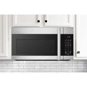 Sharp 30 in. 1.7 cu. ft. Over-the-Range Microwave with 11 Power Levels, 300 CFM & Sensor Cooking Controls - Stainless Steel, , hires
