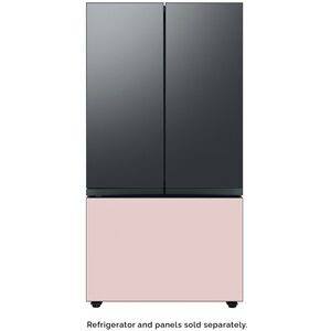 Samsung BESPOKE 3-Door French Door Top Panel for Refrigerators - Matte Black Steel, , hires