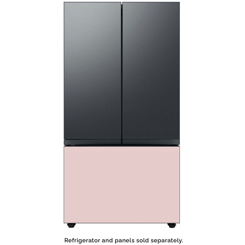 Samsung BESPOKE 3-Door French Door Top Panel for Refrigerators - Matte Black Steel, , hires