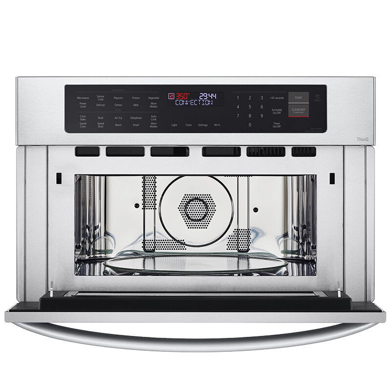 LG 30 in. 1.7 cu. ft. Smart Speed Electric Single Wall Oven with Standard Convection & Sensor Cooking - Stainless Steel, Stainless Steel, hires