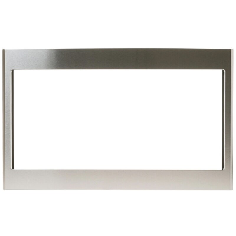 GE 27 in. Trim Kit for Built-In Microwaves - Stainless Steel, , hires