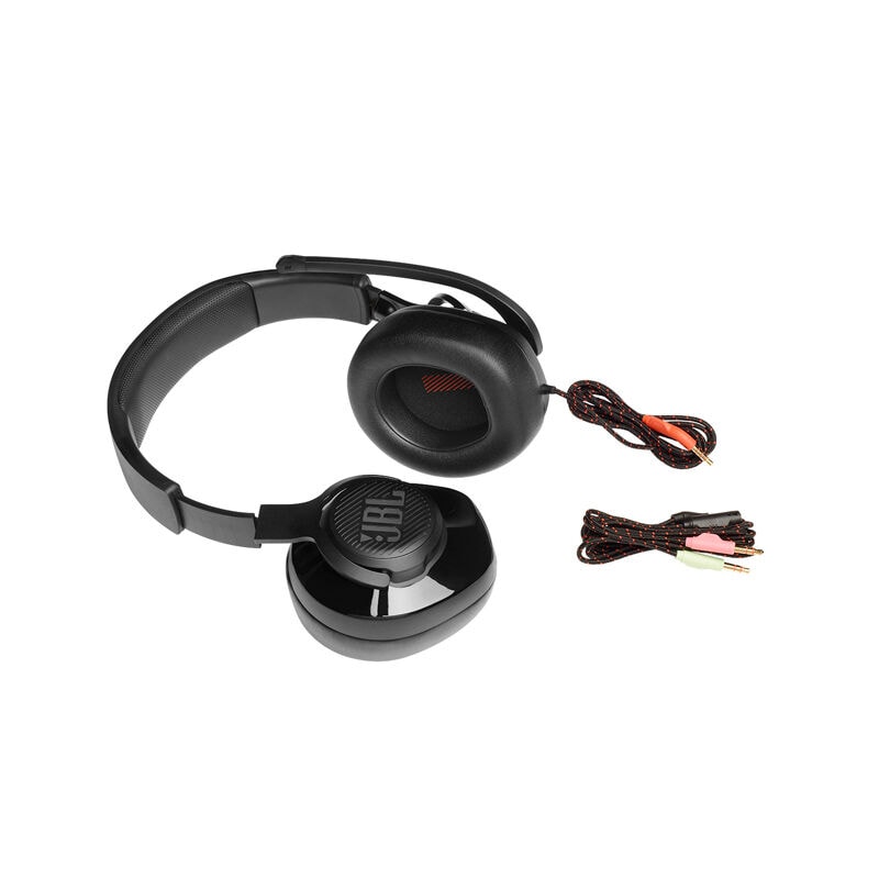 JBL Quantum 200 Surround Sound Wired Gaming Headset for PC, PS5 & Xbox One - Black, , hires