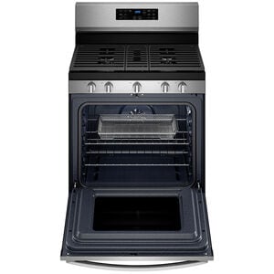 Whirlpool 30 in. 5 cu. ft. Air Fry Standard Convection Gas Range with 5 Sealed Burners - Stainless Steel, , hires