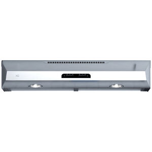 XO 30 in. Standard Style Range Hood with 2 Speed Settings, 350 CFM, Convertible Venting & 2 Halogen Lights - White, White, hires