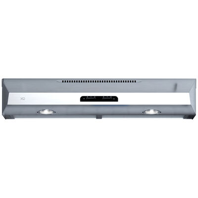 XO 30 in. Standard Style Range Hood with 2 Speed Settings, 350 CFM, Convertible Venting & 2 Halogen Lights - White | XOE30W