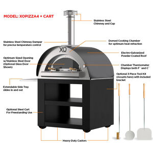XO Oven Cart for XOPIZZA4, , hires