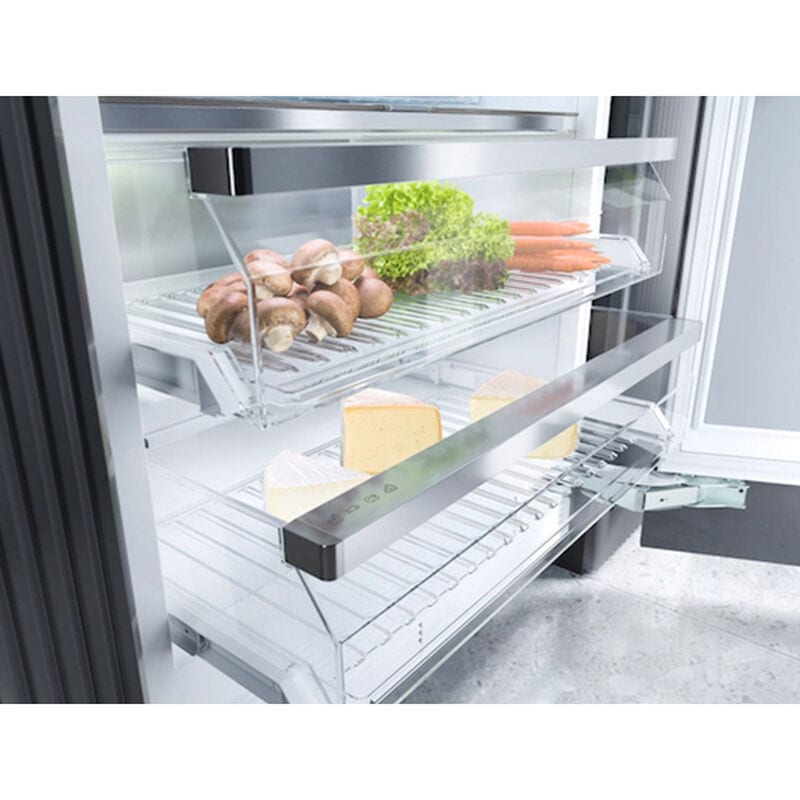 Miele 36 in. 19.6 cu. ft. Built-In Smart Counter Depth Bottom Freezer Refrigerator with Ice Maker - Stainless Steel, , hires