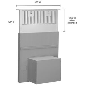 KitchenAid 30 in. Ducted Downdraft with 585 CFM & 4 Fan Speeds - Stainless Steel, , hires