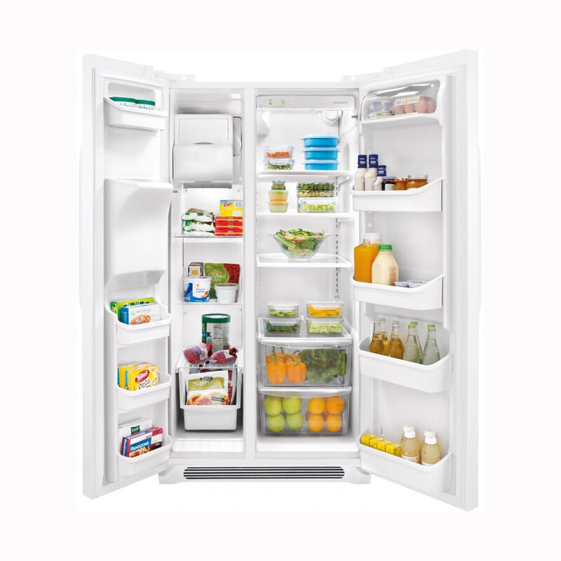 Frigidaire 25.54 Cu. Ft. Side-by-Side Refrigerator - White, , hires