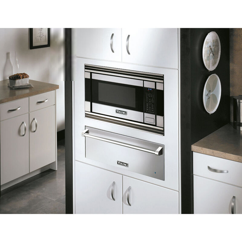 Viking 3 Series 24 in. 2.0 cu. ft. 1100W Countertop/Built-In (Convertible) Microwave with Sensor Cooking - Stainless Steel, , hires