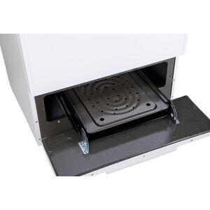 Premier 30 in. 3.9 cu. ft. Gas Range with Open Burners - White on White, , hires