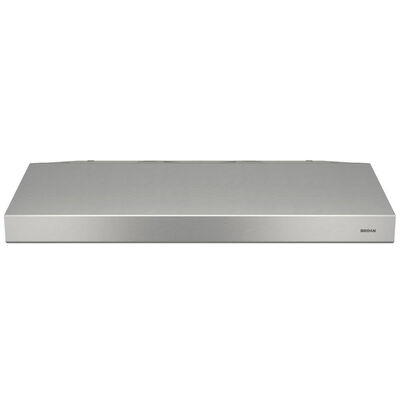 Broan Glacier BCSD1 Series 24 in. Standard Style Range Hood with 2 Speed Settings, 300 CFM, Convertible Venting & 2 Halogen Lights - Stainless Steel | BCSD124SS