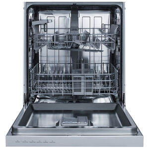 Summit 24 in. Front Control Dishwasher with 49 dBa Sound Level & Pocket - Stainless Steel, , hires