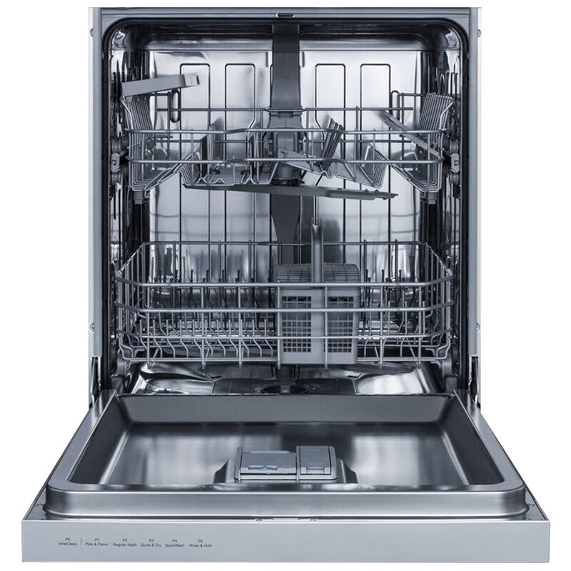Summit 24 in. Front Control Dishwasher with 49 dBa Sound Level & Pocket - Stainless Steel, , hires
