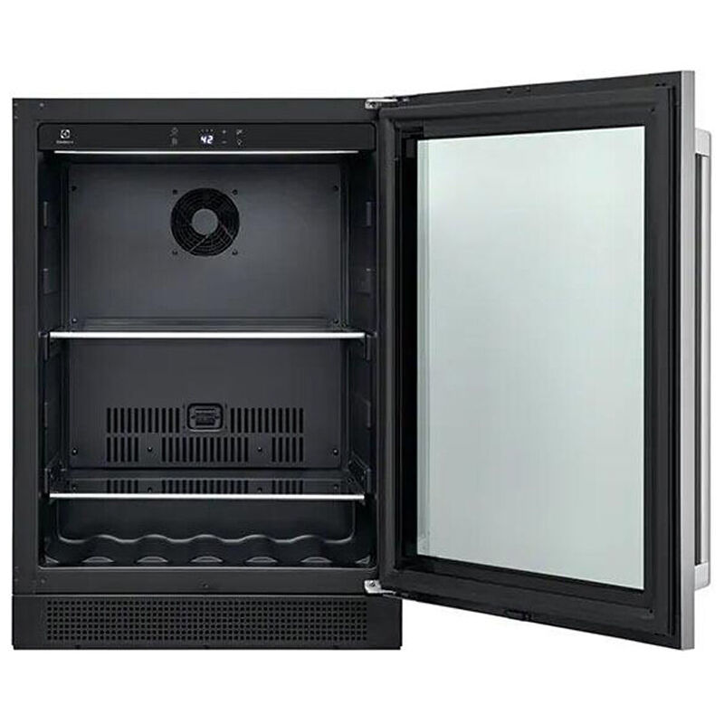 Electrolux 24 in. 5.1 cu. ft. Built-in Beverage Center with Pull-Out Shelves & Digital Control - Stainless Steel, , hires