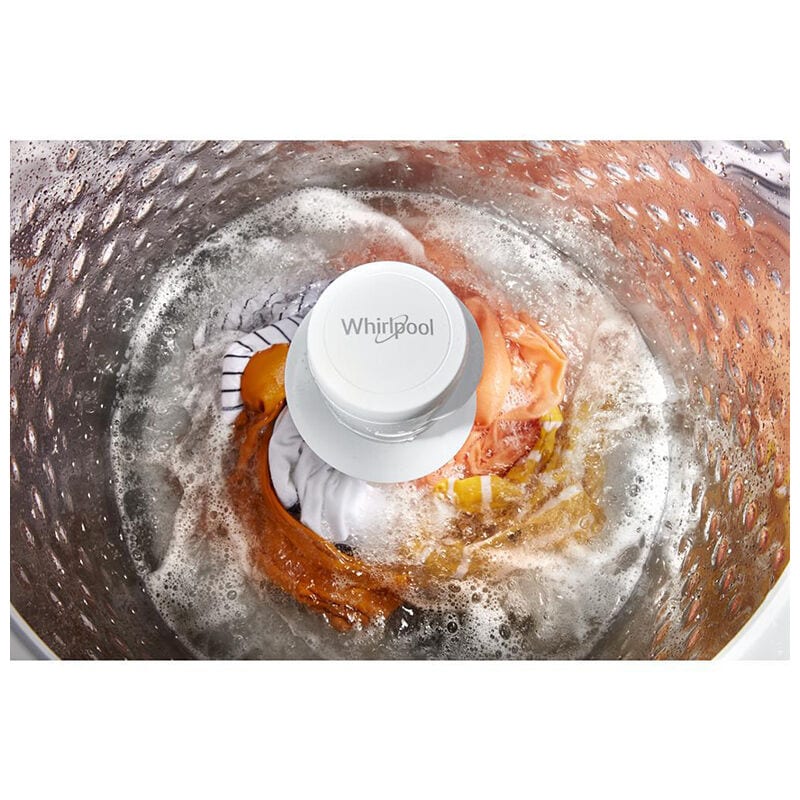 Whirlpool 28 in. 4.7 cu. ft. Top Loading Washer with 36 Wash Programs, 6 Wash Options, Sanitize with Oxi & Self Clean - Chrome Shadow, , hires