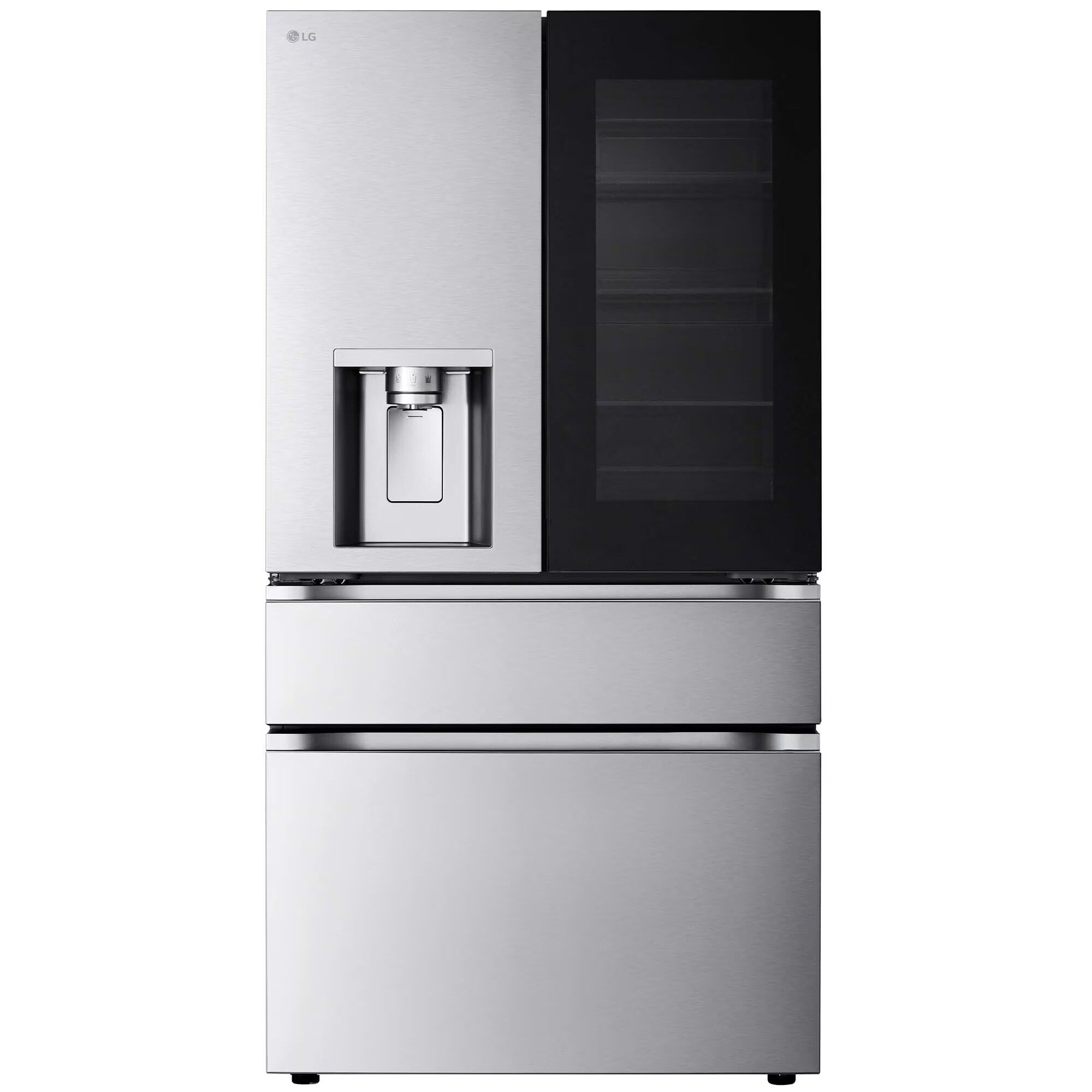 LG 36 in. 28.6 cu. ft. Smart 4-Door French Door Refrigerator with