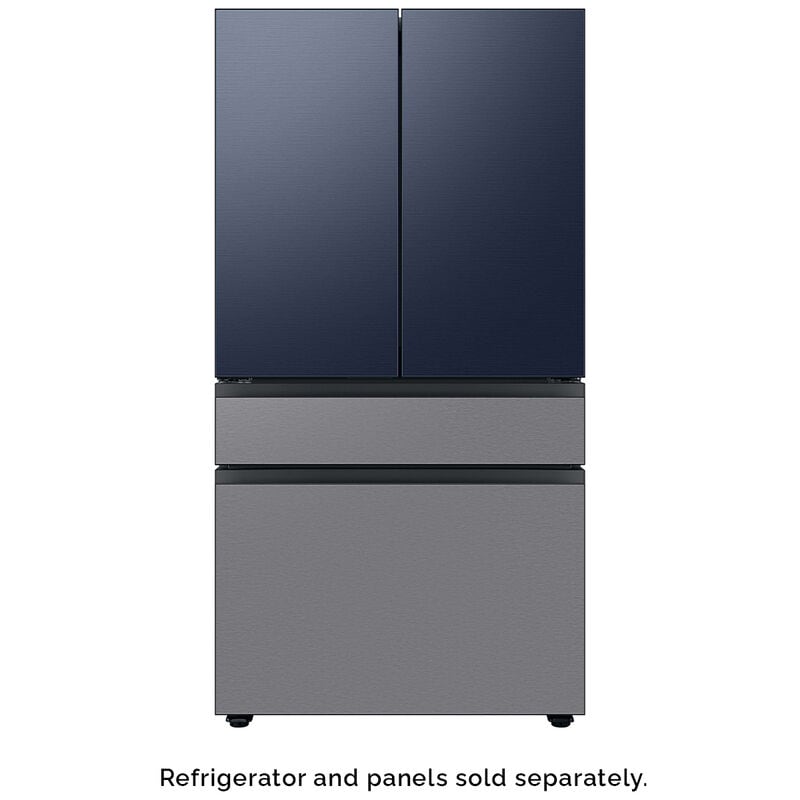 Samsung Bespoke 4-Door French Door Bottom Panel for Refrigerators - Stainless Steel, , hires