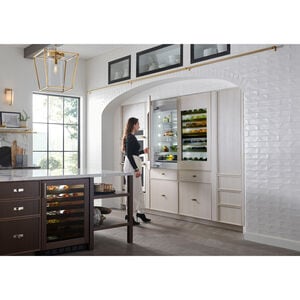 Monogram 30 in. 14.5 cu. ft. Built-In Counter Depth Bottom Freezer Refrigerator with Ice Maker - Custom Panel Ready, , hires