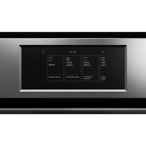 Fisher & Paykel Series 9 30 in. 8.2 cu. ft. Smart Top Control Electric Double Wall Oven with Standard Convection - Stainless Steel, , hires
