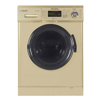 Equator 24 in. 1.6 cu. ft. Electric All-in-One Front Load Washer-Dryer Combo with Sensor Dry & Wrinkle Care - Gold | EZ4400NG