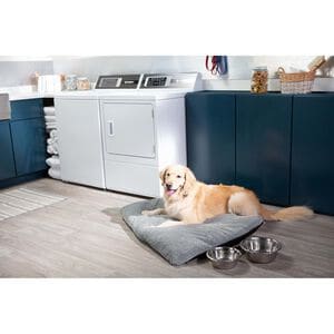 Speed Queen DR7 27 in. 7.0 cu. ft. Electric Dryer with Pet Plus Cycle, Sensor Dry, Sanitize & Steam Cycle - White, White, hires