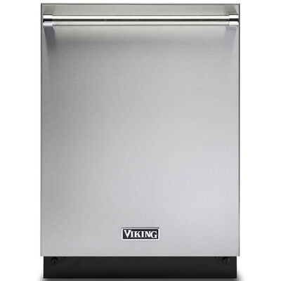 Viking 24 in. Top Control Dishwasher with 45 dBa Sound Level - Stainless Steel | VDWU324SS